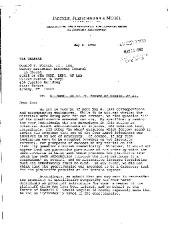 Letter from Mitchell Banas to Donald Berens