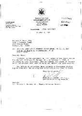Letter from AAG Douglas Cream to Richard Moot