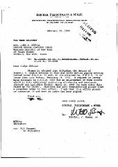 Letter from Mitchell Banas to Judge John Elfvin