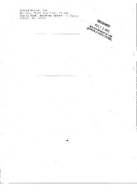 Memorandum and Invitation by the Honorable John T. Elfvin, United States District Court, Western District of New York in the matter of Akil Al-Jundi, et al. v. Oswald et al.