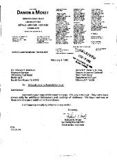 Letter from Richard Moot to Vincent Mancusi and AAG Donald Berens