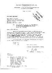 Letter from Mitchell Banas to Judge John Elfvin