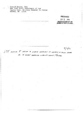 Order by the Honorable John T. Elfvin, United States District Court, Western District of New York in the matter of Akil Al-Jundi, et al. v. Oswald, et al.