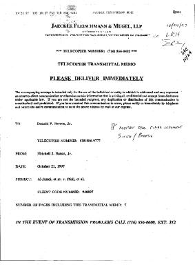 Revised Notice of Motion and Affirmation, United States District Court, Western District of New York in the matter of Akil Al-Jundi, et al. v. Oswald et al.