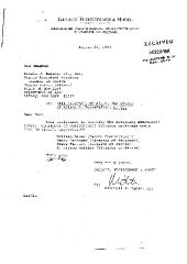 Letter from Mitchell Banas to Donald Berens