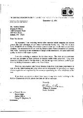Letter from William Gorman to Andrea Samter