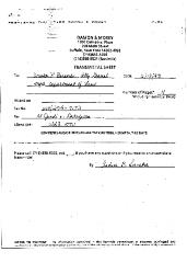 Facsimile Copy of Affirmation of Irving C. Maghran, Jr.