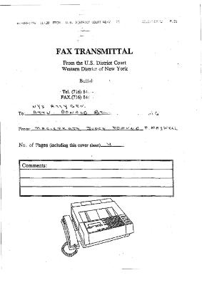 Memorandum Magistrate Judge Edmund Maxwell to Donald Berens