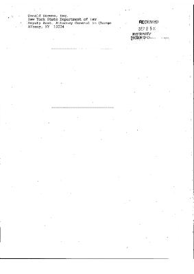 Orders by the Honorable John T. Elfvin, United States District Court, Western District of New York in the matter of Akil Al-Jundi, et al. v. Oswald, et al.