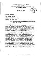 Letter from Michell Banas to Judge John Elfvin
