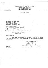 Letter from Edmund Maxwell Regarding Attica Settlement Discussions