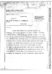 Notice of motion for protective order