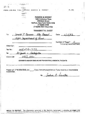 Facsimile Copy of Affirmation of Irving C. Maghran, Jr.