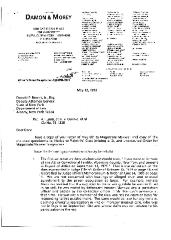 Letter from Richard Moot to Donald Berens