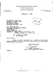 Letter from Magistrate Edmund Maxwell to Counsel