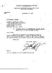 Letter from John Stenger to Elaine Goldsmith, Clerk of U.S. Court of Appeals, Second Circuit