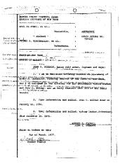 Affidavit submitted by Assistant Attorney General John R. Stewart