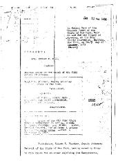 Faxed copy of an order, filed by Justice Carmen Ball in 1973, to Assistant Attorney General Donald Berens on August 30, 1984.