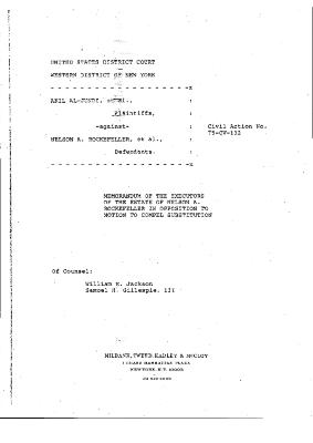 Memorandum in opposition to motion to compel substitution