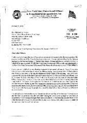 Correspondence from NYSCOPBA to the Honorable Michael A. Telesca, in the matter of Al-Jundi et al. vs. Mancusi.