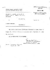 Order from United States District Court, Western District of New York RE: Status Conference