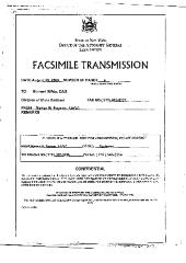 Letter from Banas to the Honorable Michael A. Telesca, in the Matter of Al-Jundi et al., v. Mancusi, et al., United States District Court, Western District of New York.