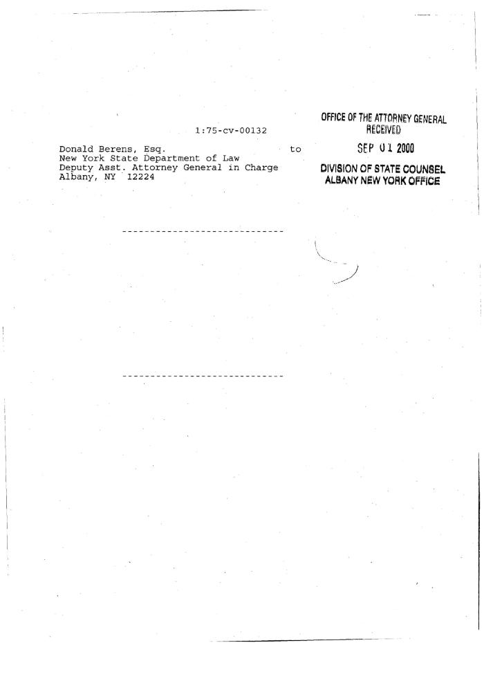 Orders by the Honorable Michael A. Telesca in the Matter of Al-Jundi et al., v. Mancusi, et al., United States District Court, Western District of New York.