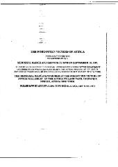 Memorial March, in the Matter of Al-Jundi, et al., vs. Mancusi, et al., United States District Court, Western District of New York