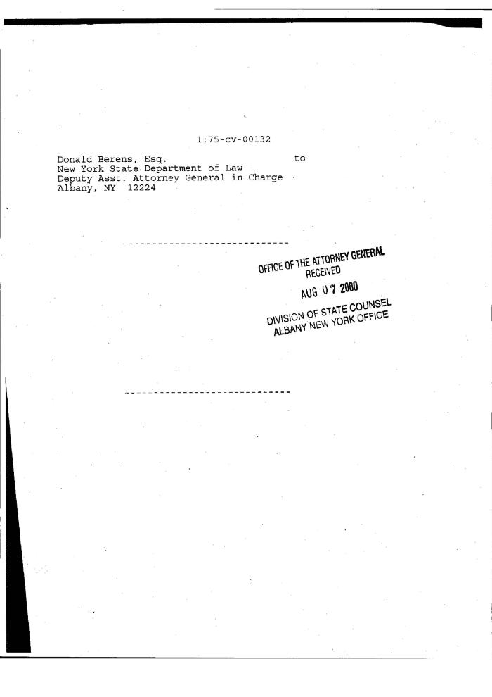 Order in the Matter of Al-Jundi et al., v. Mancusi, et al., United States District Court, Western District of New York