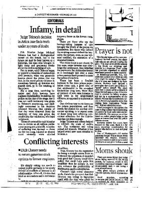 Articles from the Rochester Democrat and Chronicle, in the Matter of Al-Jundi et al. vs Mancusi, United States District Court, Western District of New York