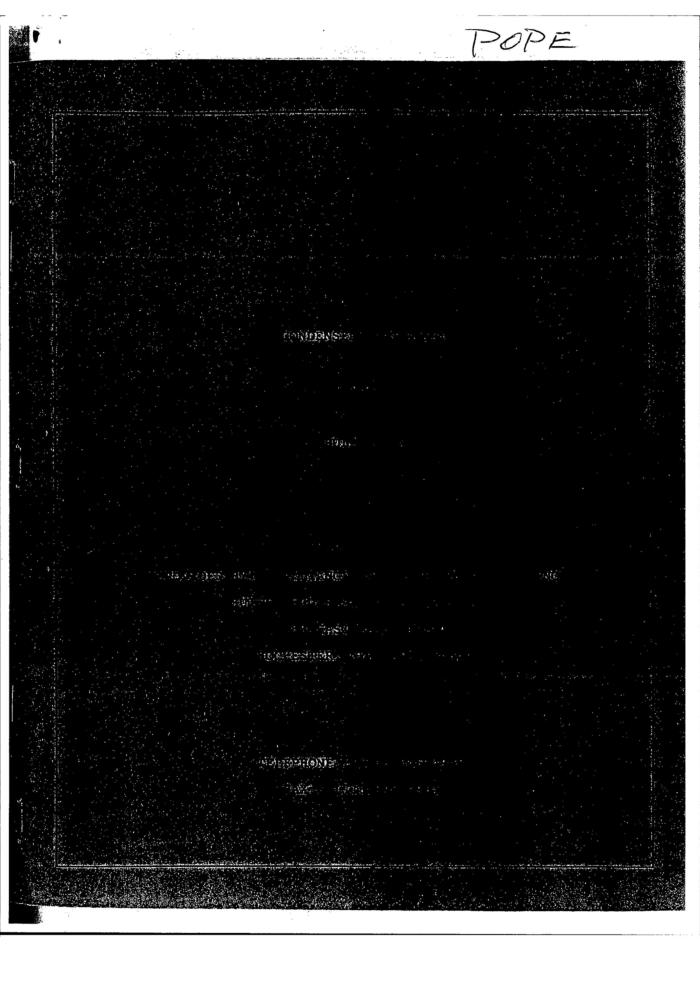 Examination Before Trial of Clyde Pope, Jr., United States District Court, Western District of New York in the matter of Akil Al-Jundi, et al. v. Estate of Rockefeller, et al.