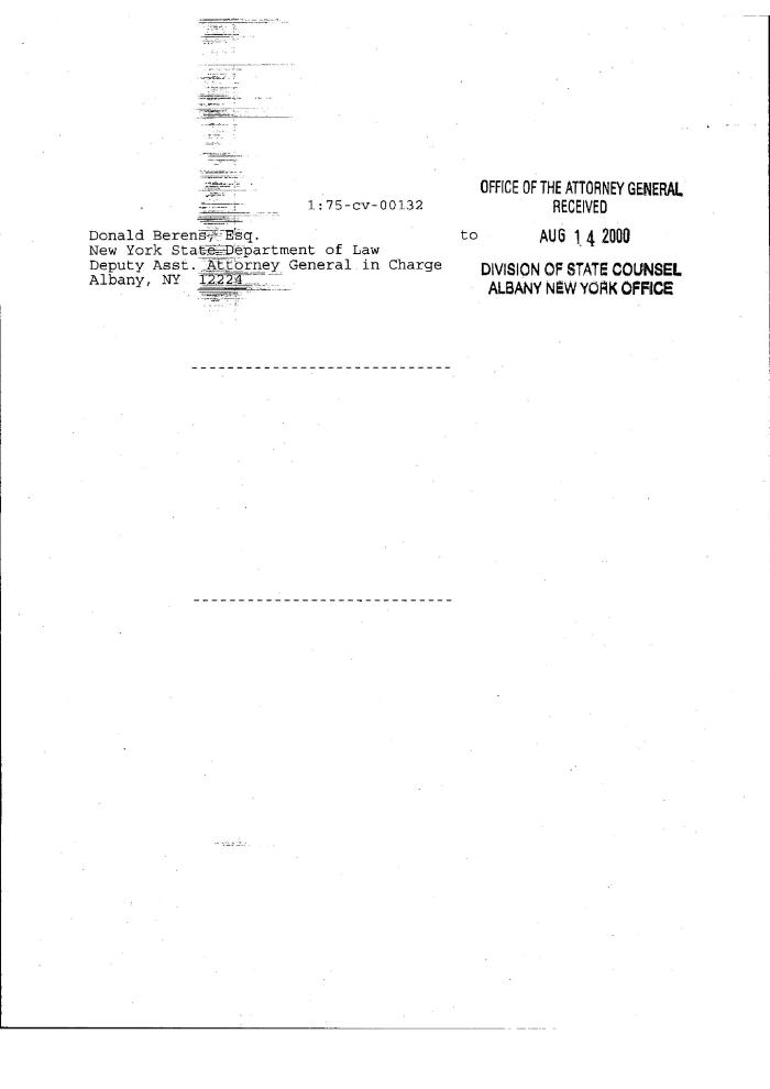 Order in the Matter of Al-Jundi et al., v. Mancusi, et al., United States District Court, Western District of New York.