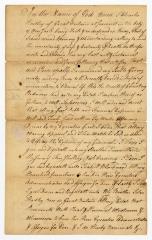 Probated will of Charles Hadley, 1775