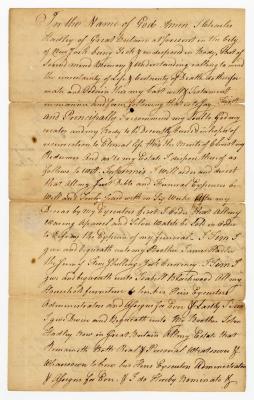 Probated will of Charles Hadley, 1775