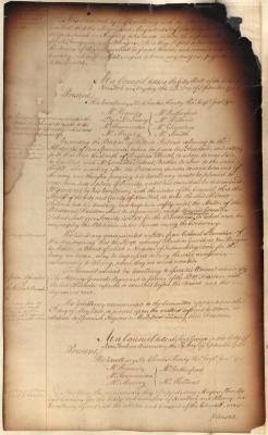 Colonial Council meeting minutes, September 24, 1756