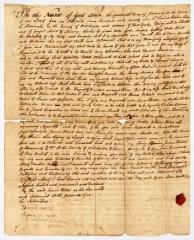 Probated will of James Horton, 1775