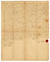 Probated will of Mary Miller, 1775