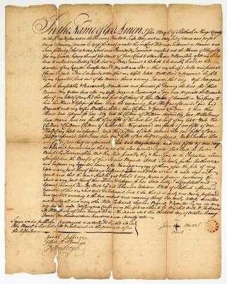 Probated will of John Maxel, 1775