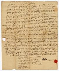 Probated will of Abner Howell, 1775
