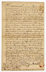 Probated will of Jane McFarland, 1775