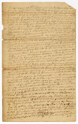 Probated will of John Hillyer, 1775