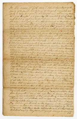 Probated will of John Hillyer Jr., 1775