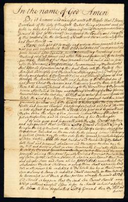 Probated will of Johannis Roorbach, 1775