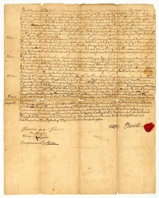 Probated will of Moses Powell, 1775
