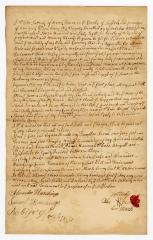 Probated will of Phebe Satterly, 1775