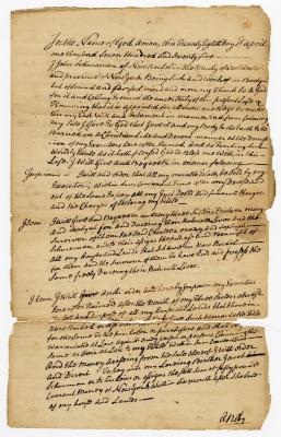 Probated will of John Schureman, 1775