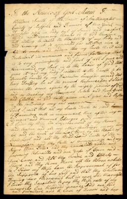 Probated will of William Smith, 1775