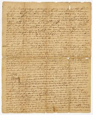 Probated will of Richard Powell, 1775