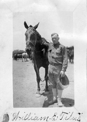 William Titus with Horse