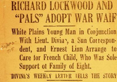 Richard Lockwood and 'Pals' Adopt War Waif